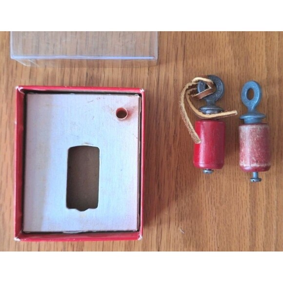 Vintage 2 Audubon Birchwood Pewter Bird Calls Made By Roger Eddy USA - Picture 5 of 6